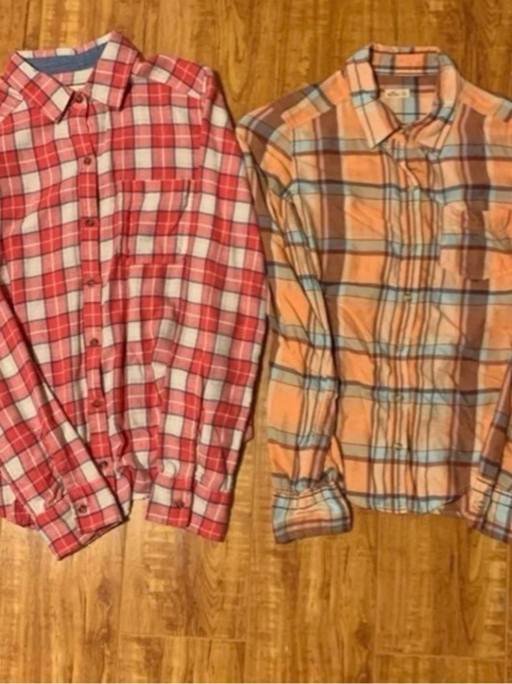 Hollister Plaid Button-Down Shirt Duo